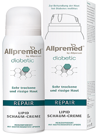 Allpremed diabetic REPAIR Lipid Schaum-Creme 35 ml