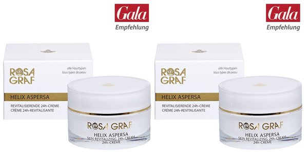 Rosa Graf Helix Aspersa skin revitalizing 24h Cream 2 x 50 ml