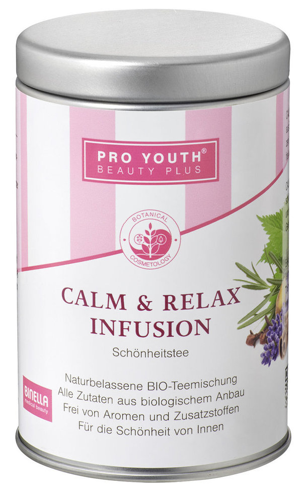BINELLA Pro Youth Calm & Relax Infusion Schönheitstee 60 g