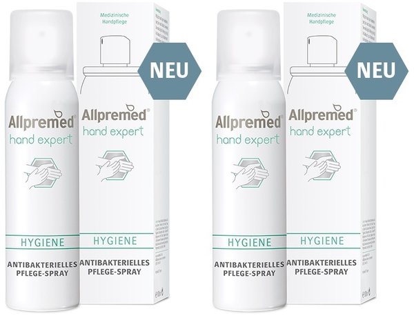 Allpremed hand expert Pflege-Spray HYGIENE 2 x 100 ml