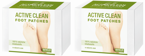 BINELLA Active Clean Foot Patches 2 x 14 Nächte-Kur