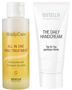 BINELLA - The Daily Handcream 75 ml + BINELLA Body Care ALL IN ONE HAND TREATMENT 100 ml